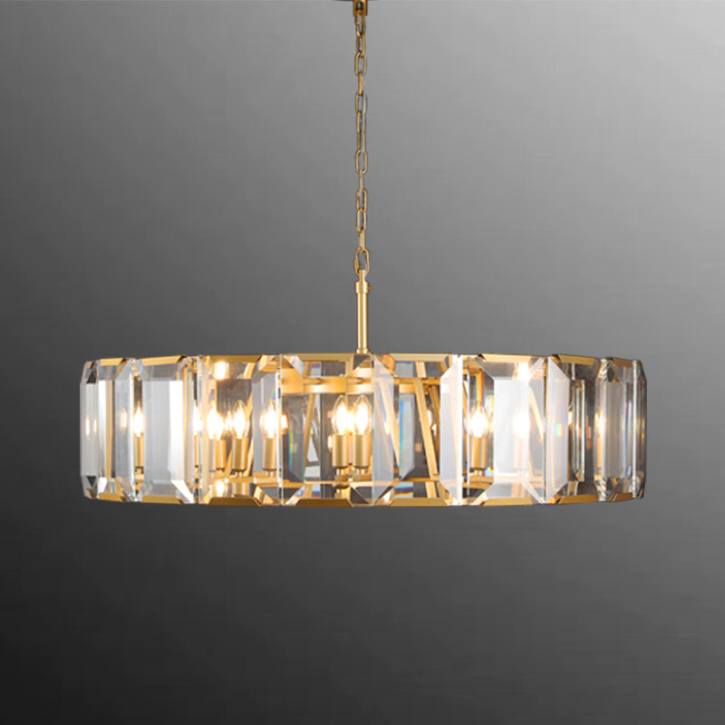 Harlow Crystal Round Chandelier 43"