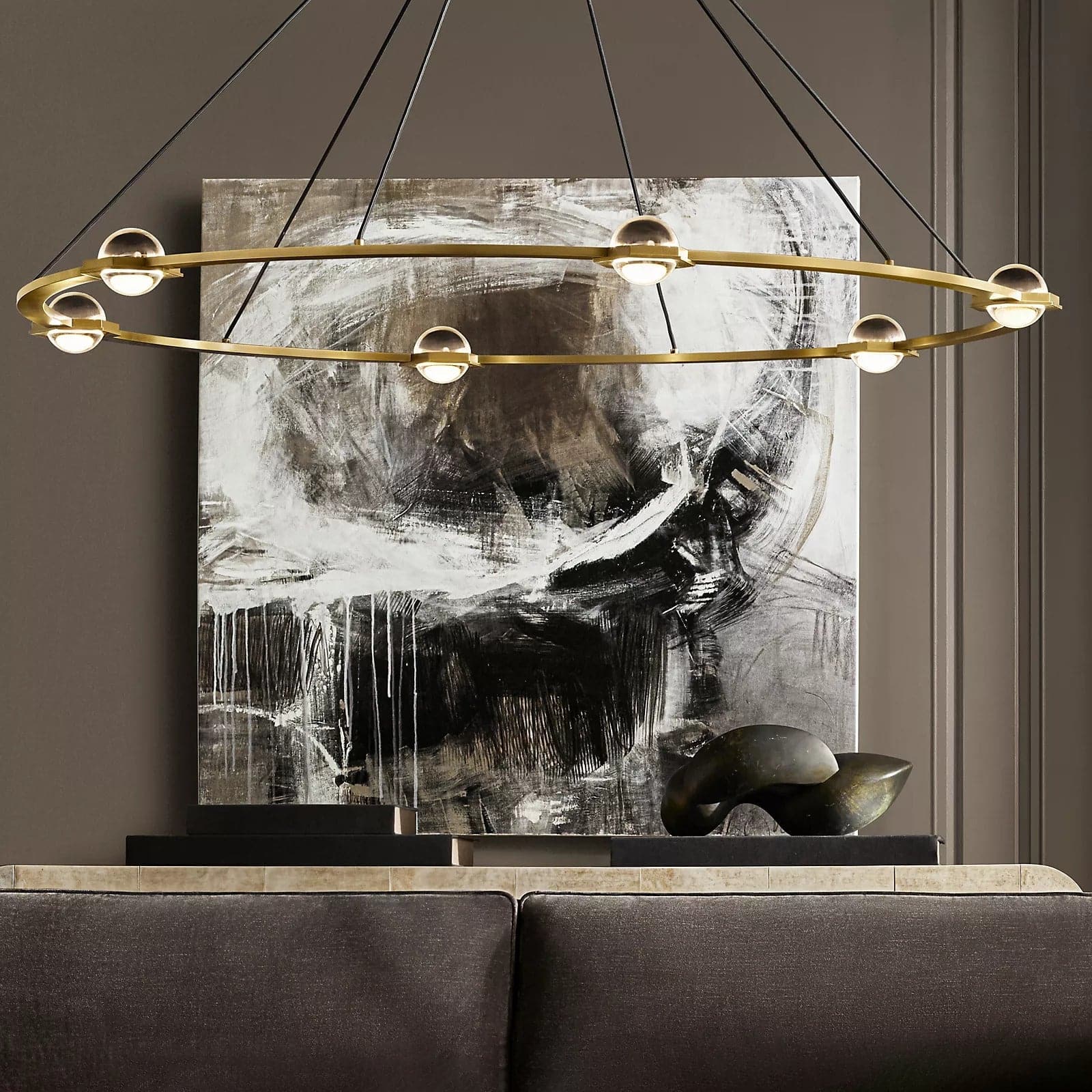 Ecbatant Round Chandelier 48"