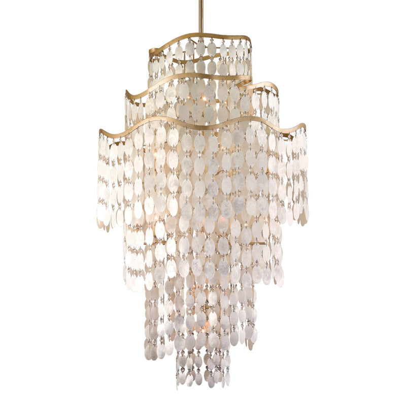 Dolcy Shell With Crystal Round Chandelier 20''/24''/25''/37.75″