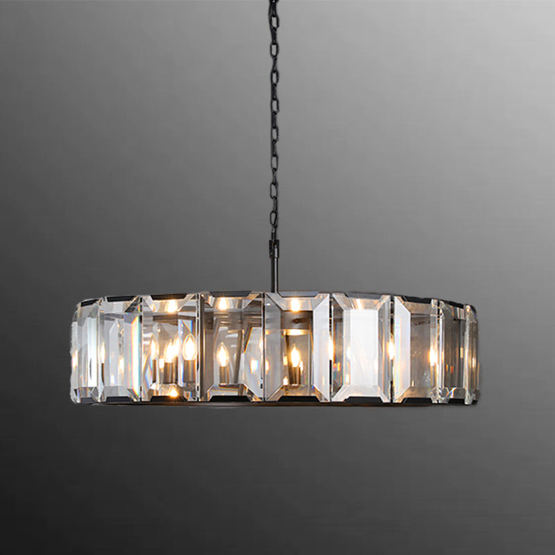 Harlow Crystal Round Chandelier 31"