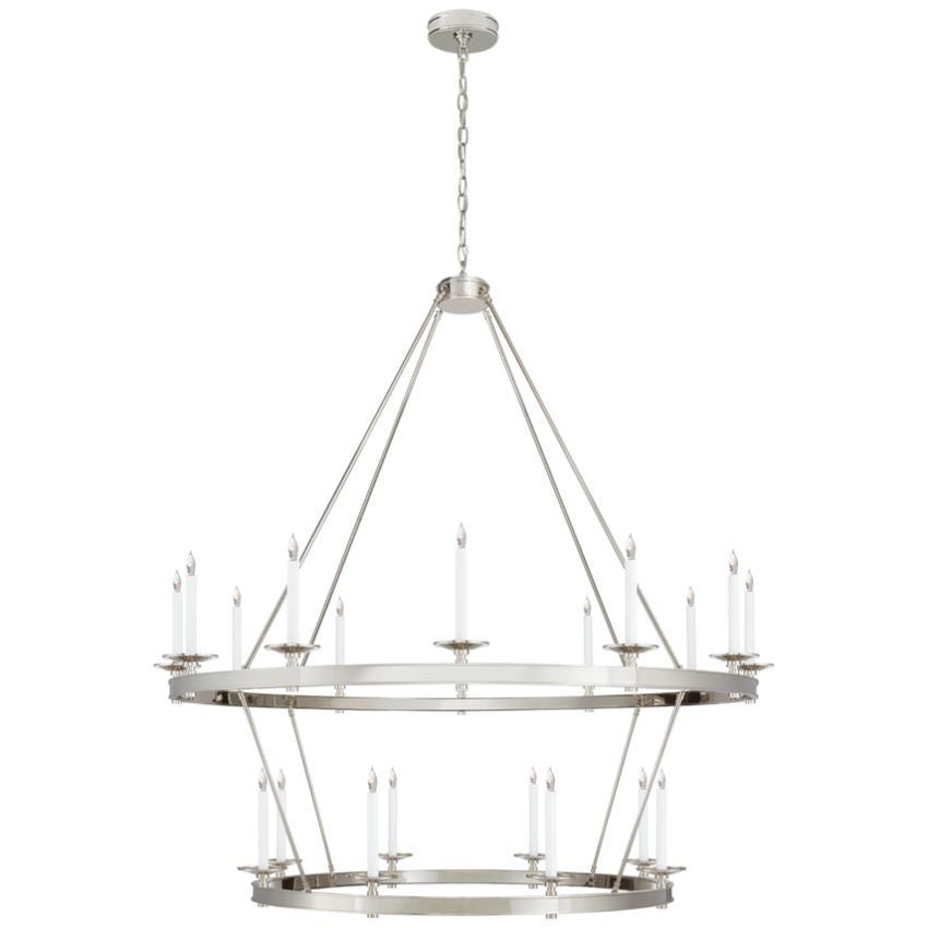 Alijah Two Tiered Chandelier 43'' 53'' 63''D