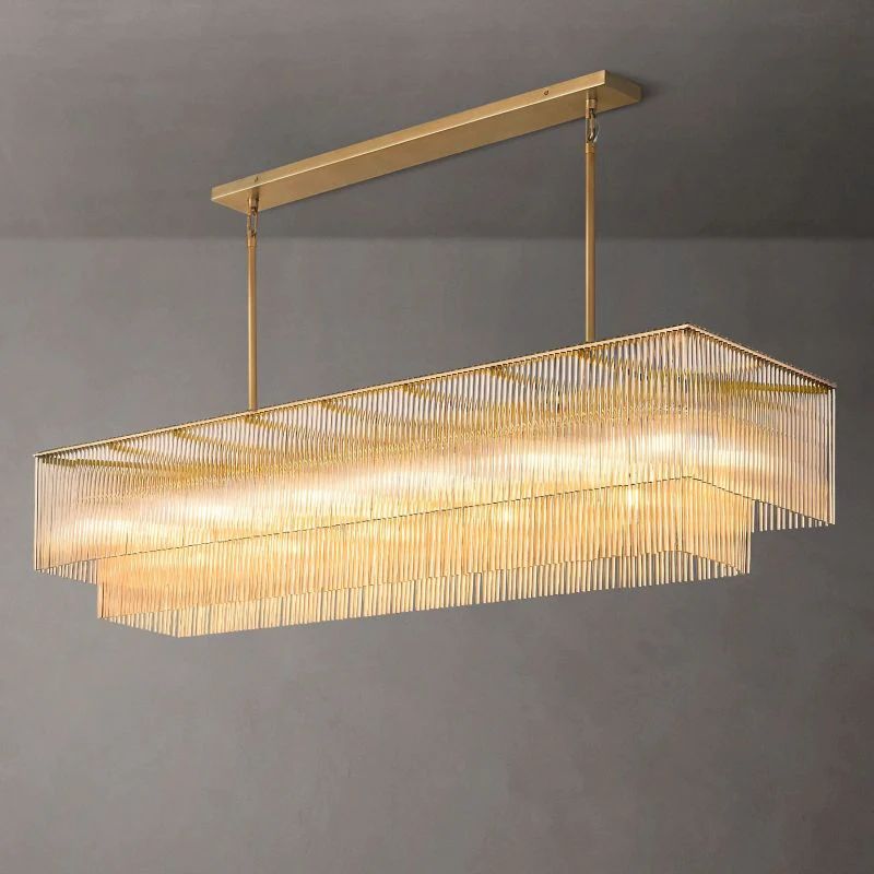 Amadeo Rectangular Chandelier 72"