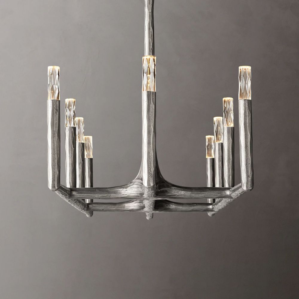 Avar Forged Linear Chandelier 54"D