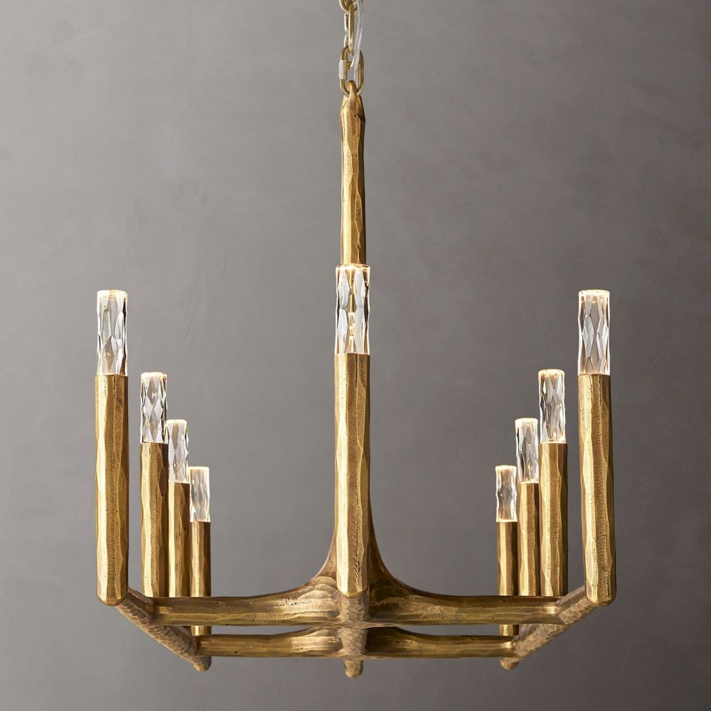 Avar Forged Linear Chandelier 54"D