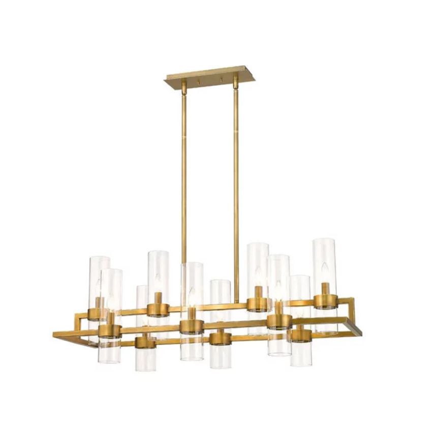 Brio Rectangular Chandelier 43"