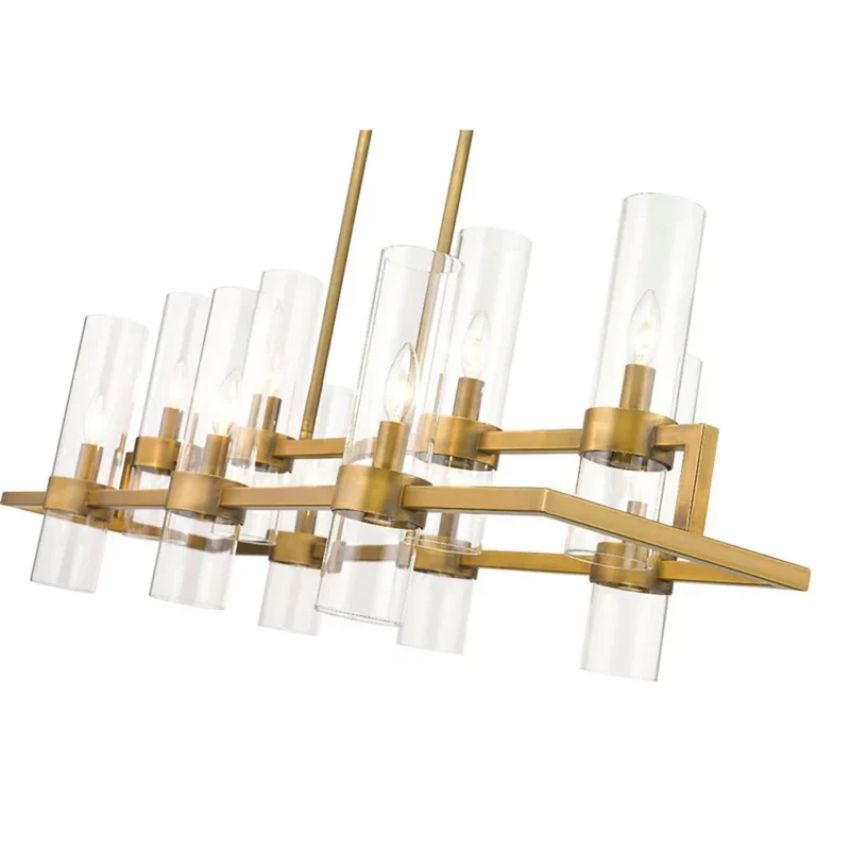 Brio Rectangular Chandelier 43"