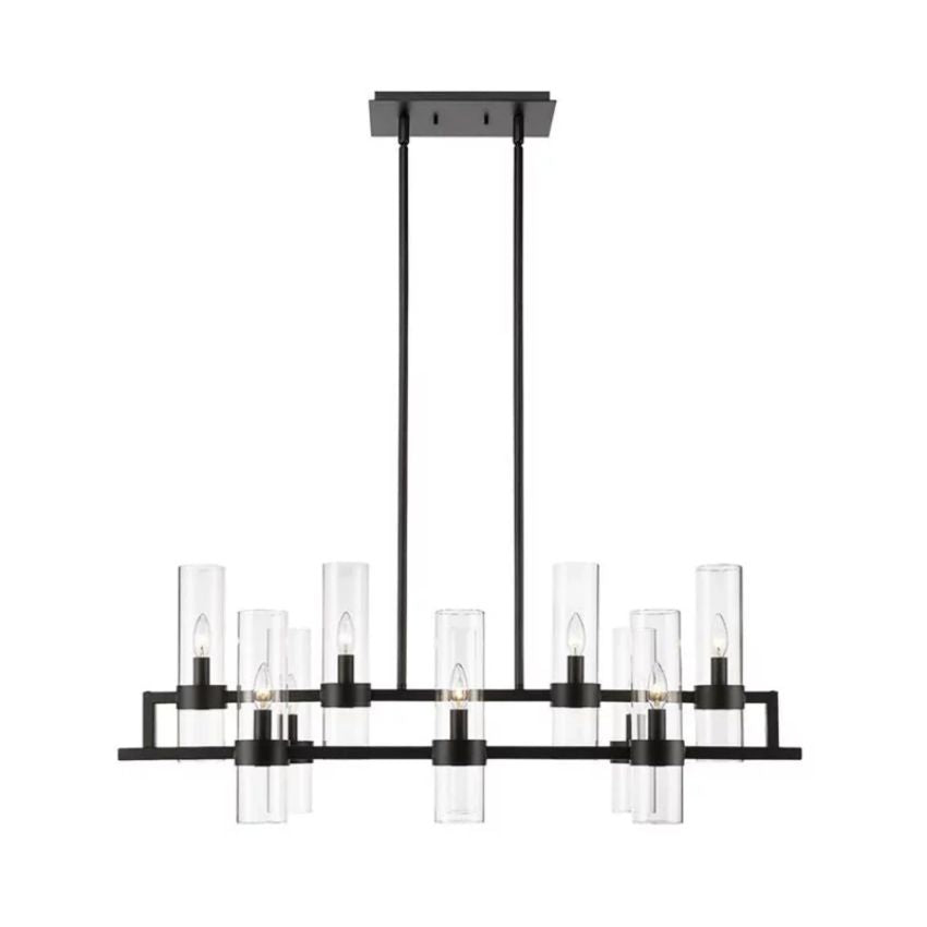 Brio Rectangular Chandelier 43"