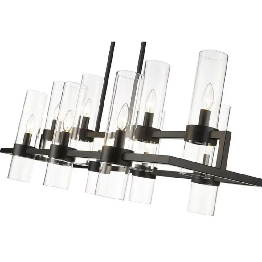 Brio Rectangular Chandelier 43"