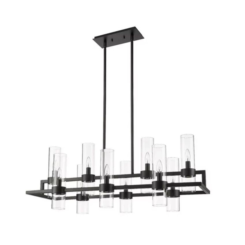 Brio Rectangular Chandelier 43"