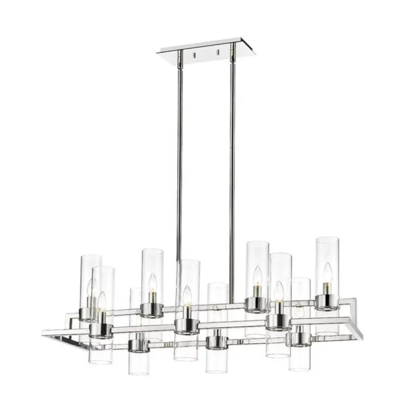 Brio Rectangular Chandelier 43"