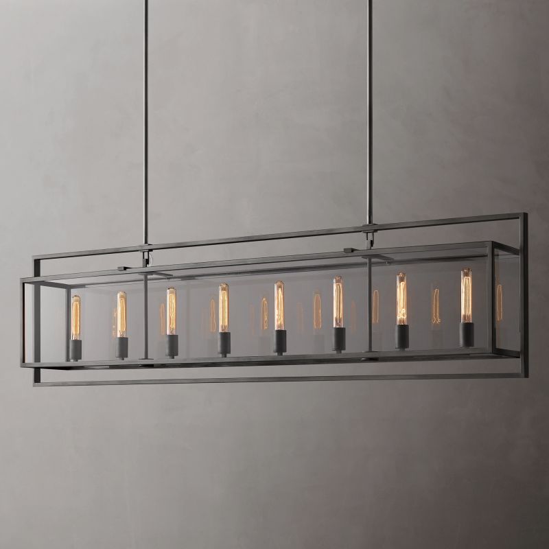 Baker Rectangular Chandelier 72"