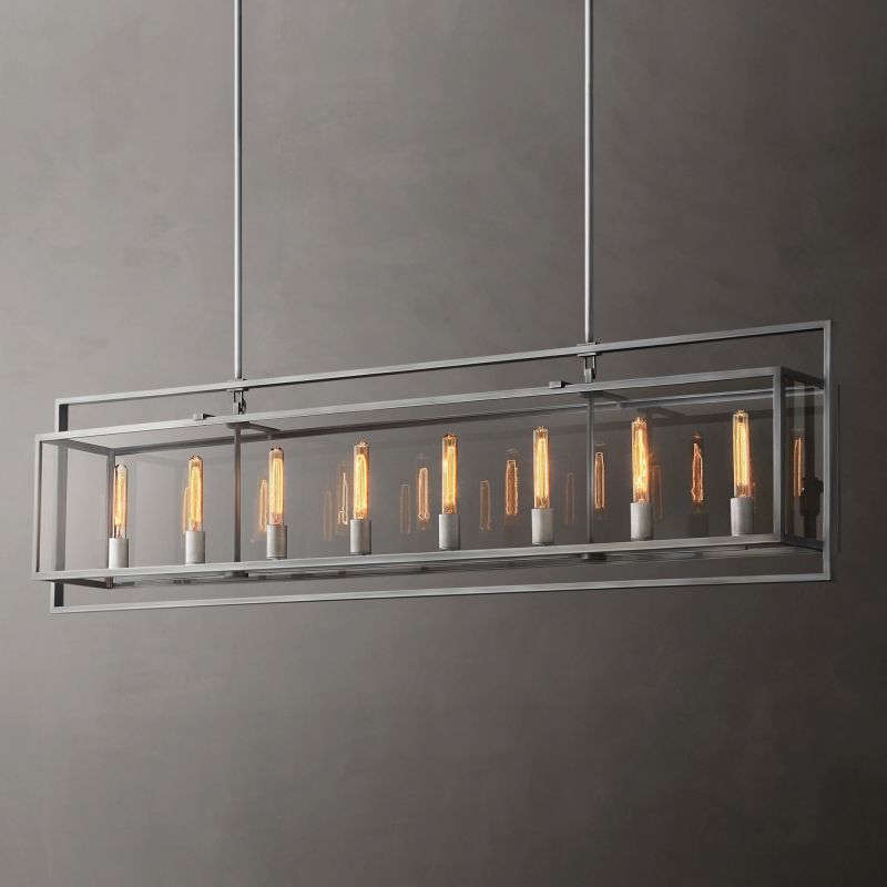 Baker Rectangular Chandelier 72"