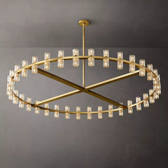 Arcachon Crystal Round Chandelier 60"