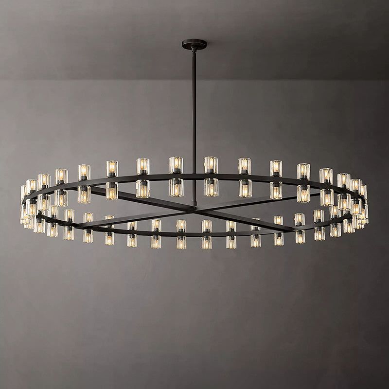 Arcachon Crystal Round Chandelier 60"