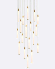 Candle Square Chandelier 18 lights