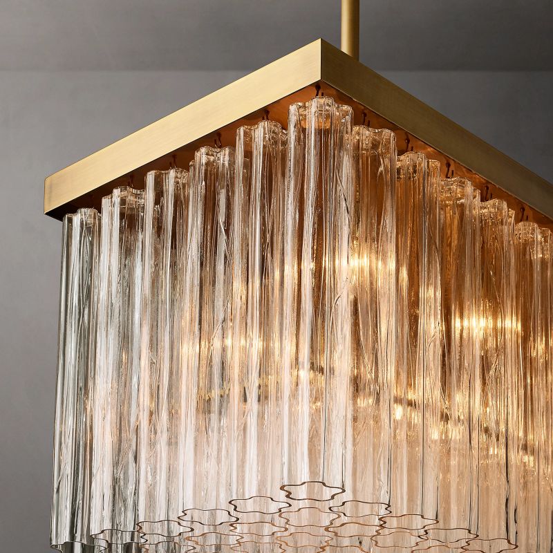 Clele Rectangular Chandelier 54"