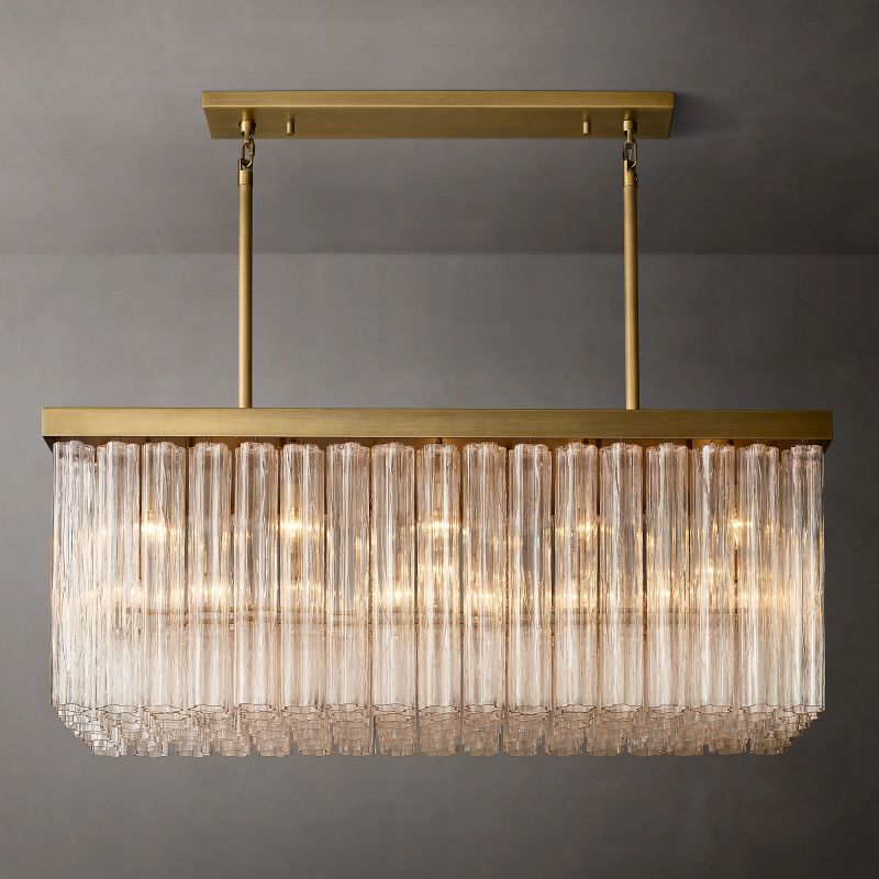 Clele Rectangular Chandelier 54"