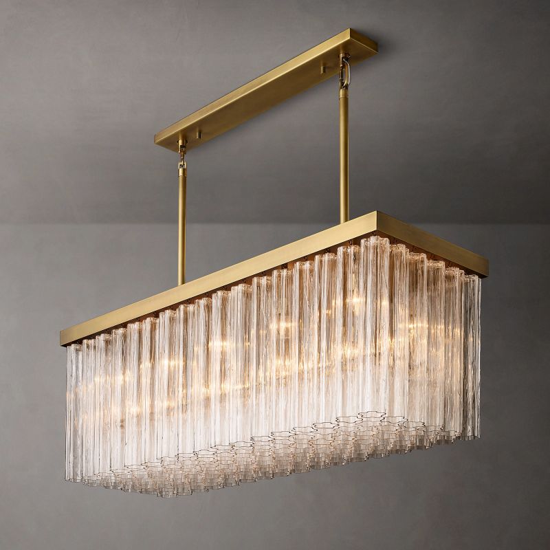 Clele Rectangular Chandelier 54"