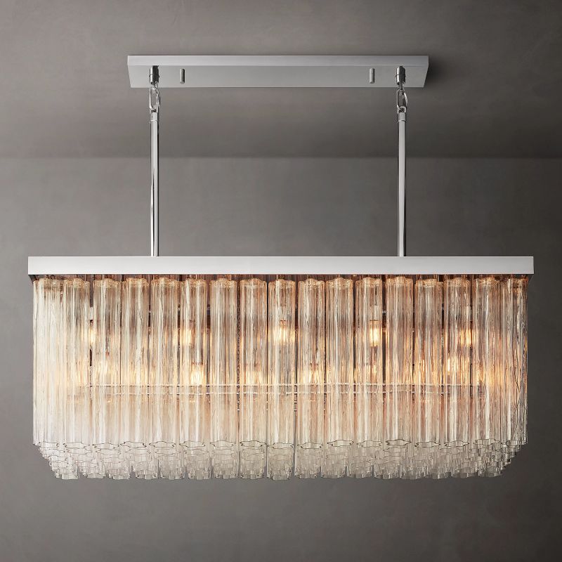 Clele Rectangular Chandelier 54"