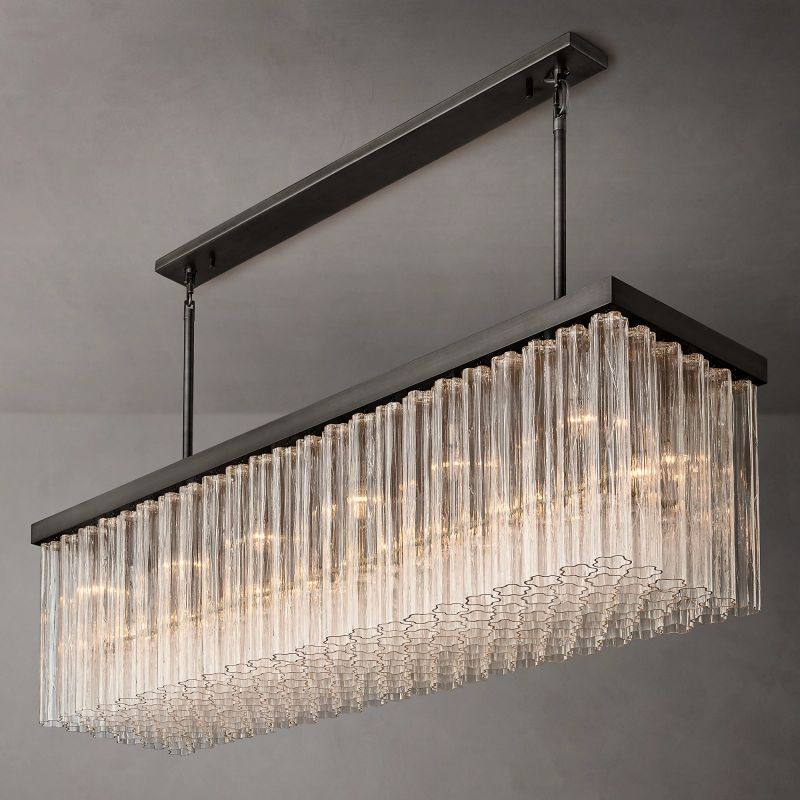 Clele Rectangular Chandelier 73"