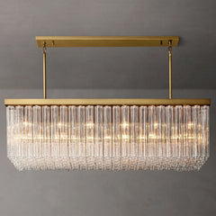 Clele Rectangular Chandelier 73"