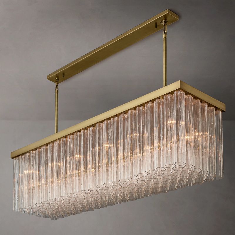 Clele Rectangular Chandelier 73"