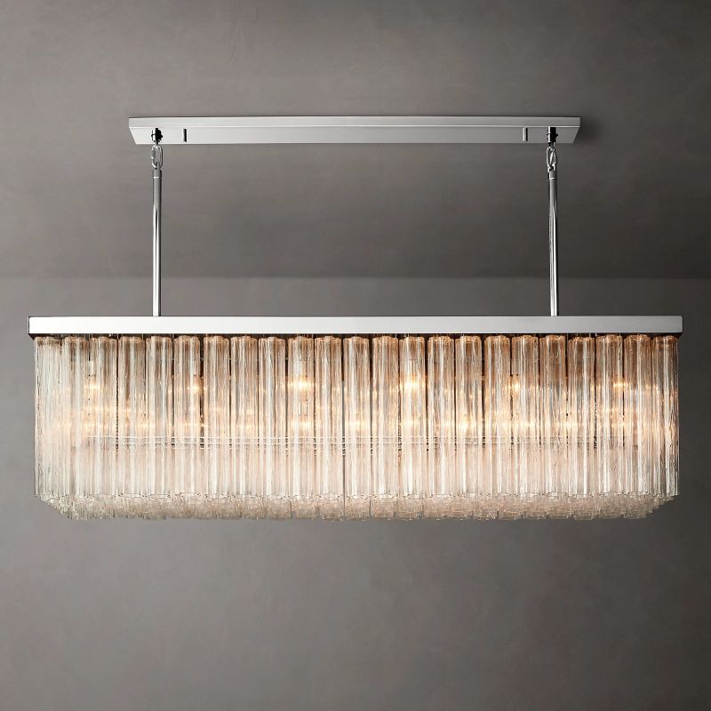 Clele Rectangular Chandelier 73"