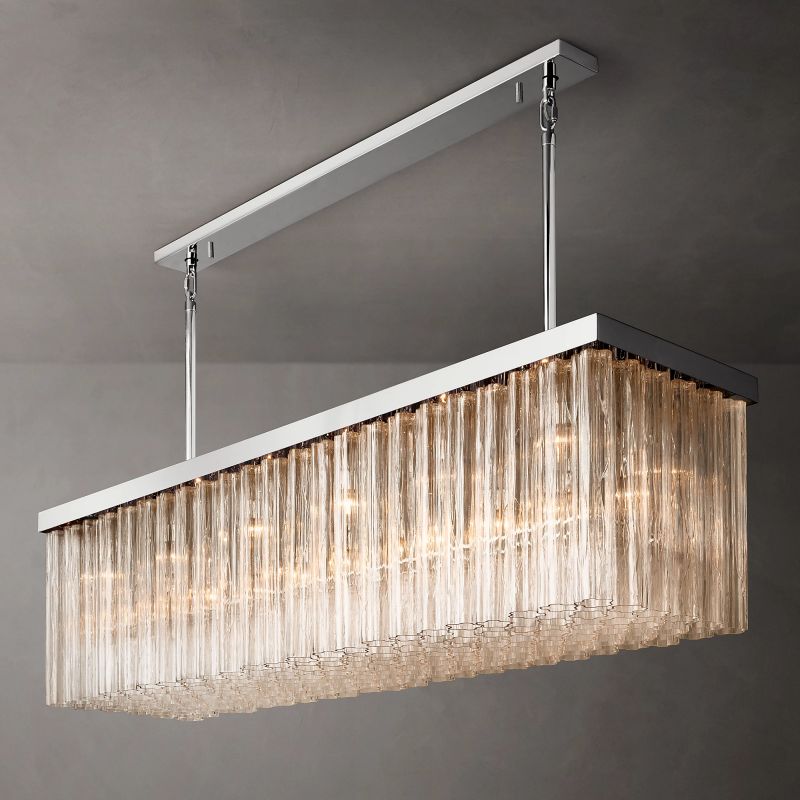 Clele Rectangular Chandelier 73"