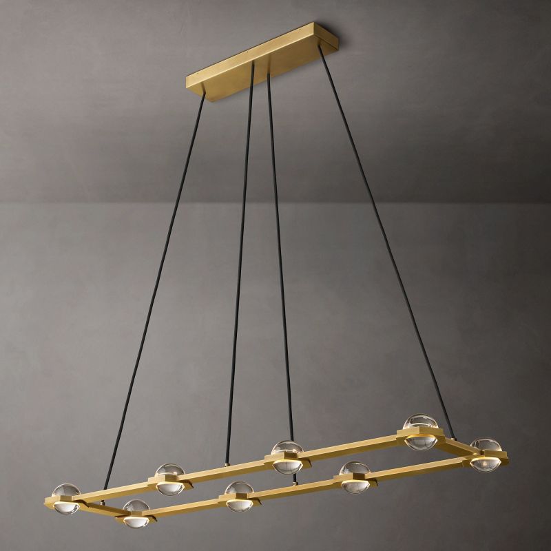 Ecbatant Rectangular Chandelier 54"