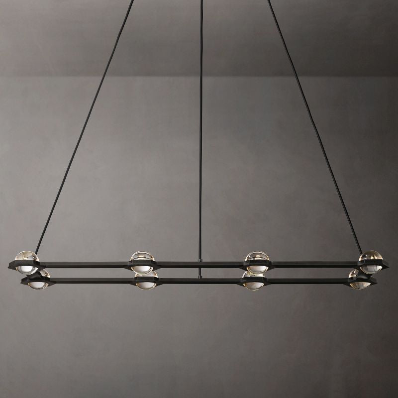 Ecbatant Rectangular Chandelier 54"