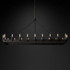 Camino Vintage Filament Rectangle Chandelier