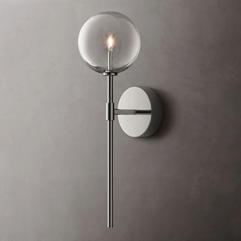 Glass Globe Sconce