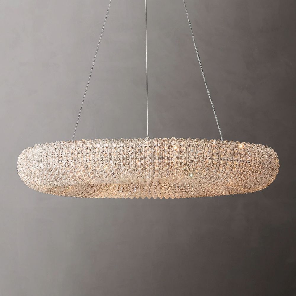 Halo Round Chandelier 32"