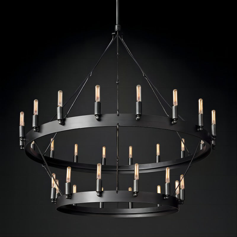 Camino Vintage Filament 2-tier Chandelier