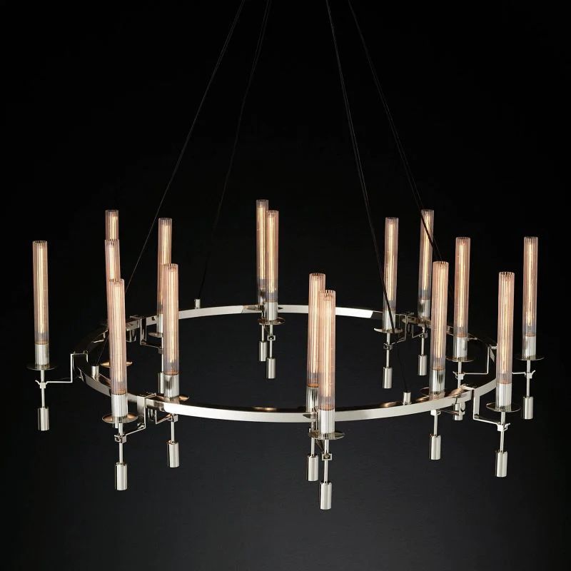 Leo Round Chandelier 58"