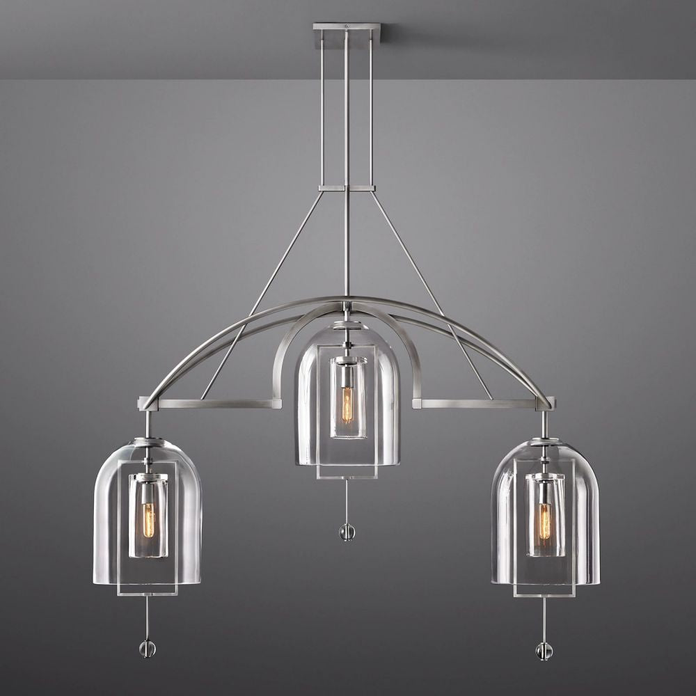 Fulcrum Linear Chandelier 61"