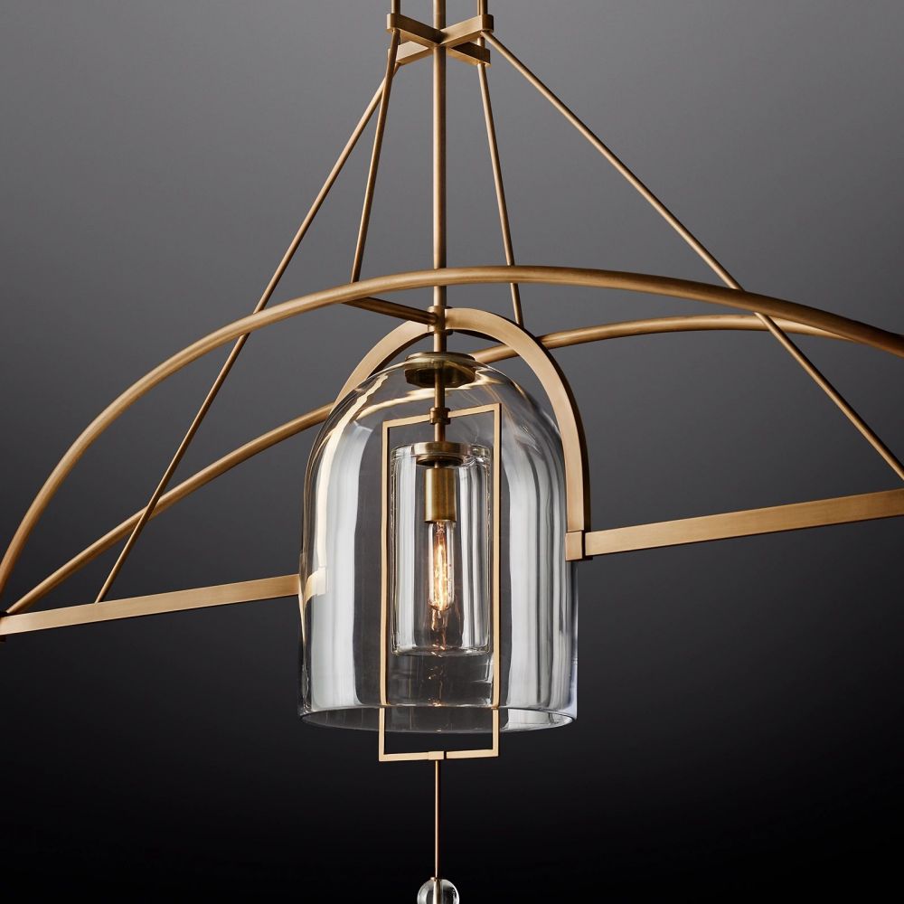 Fulcrum Linear Chandelier 61"