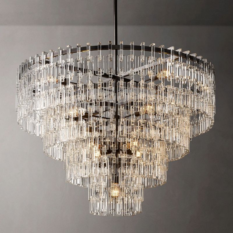 Marigna Five-Tier Round Chandelier 48"