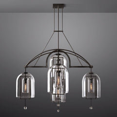 Fulcrum Round Chandelier 61"