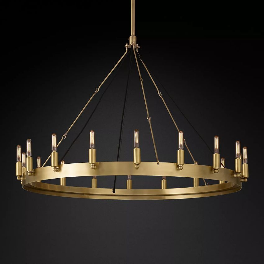 Camino Vintage Filament Round Chandelier