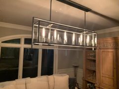 Baker Rectangular Chandelier 54"