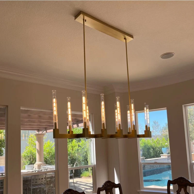 Cania Linear Chandelier 67"