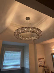 Halo Round Chandelier 41"