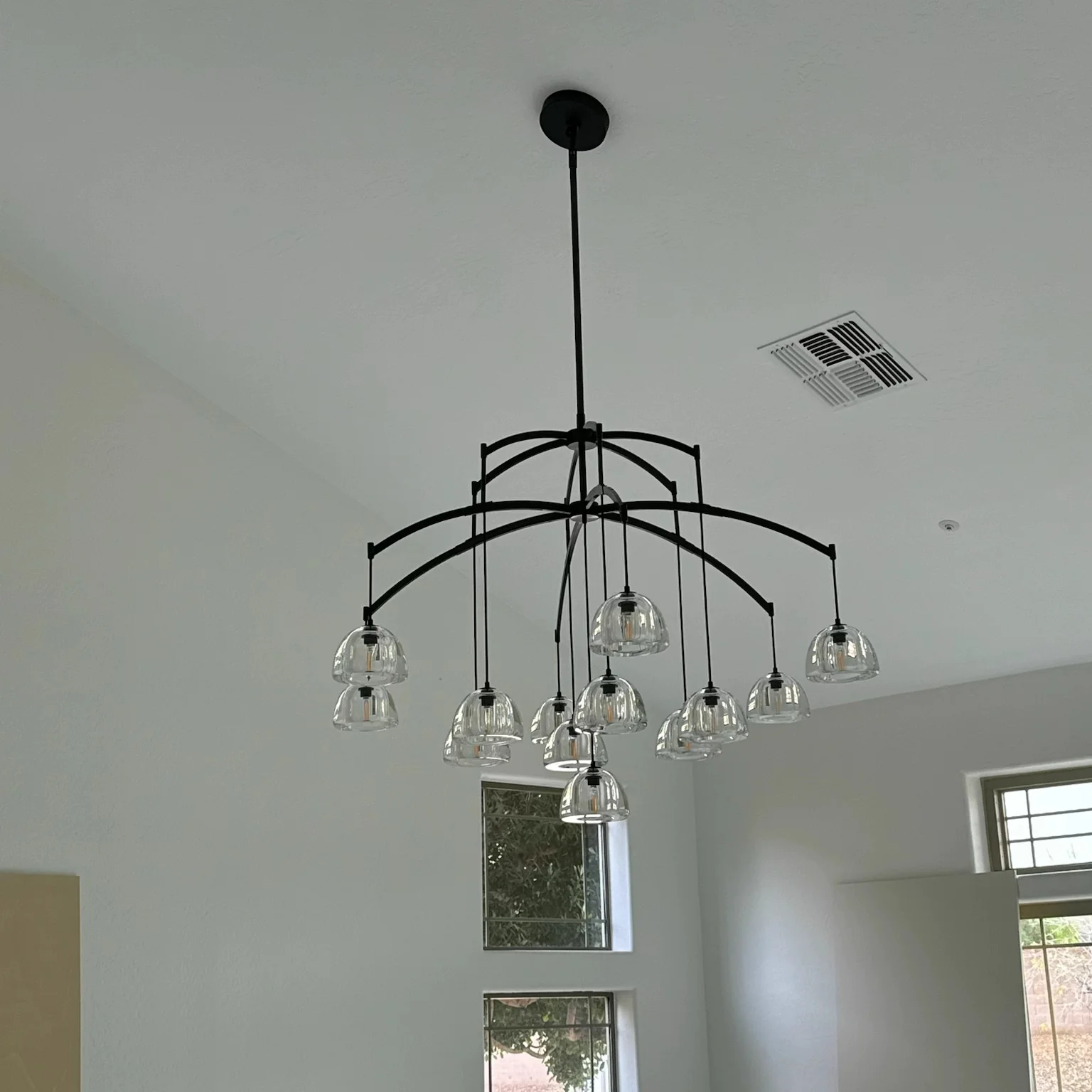 Hemisphere Modern Glass Pendant Light