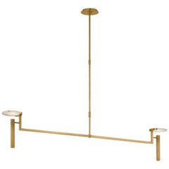 Alabaster Kelly Wearstler Linear Chandelier