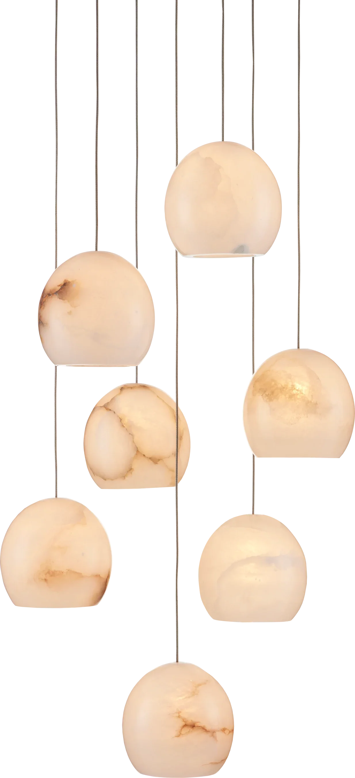 Alabaster Maeva Round Chandelier 13'' 21'' 36''