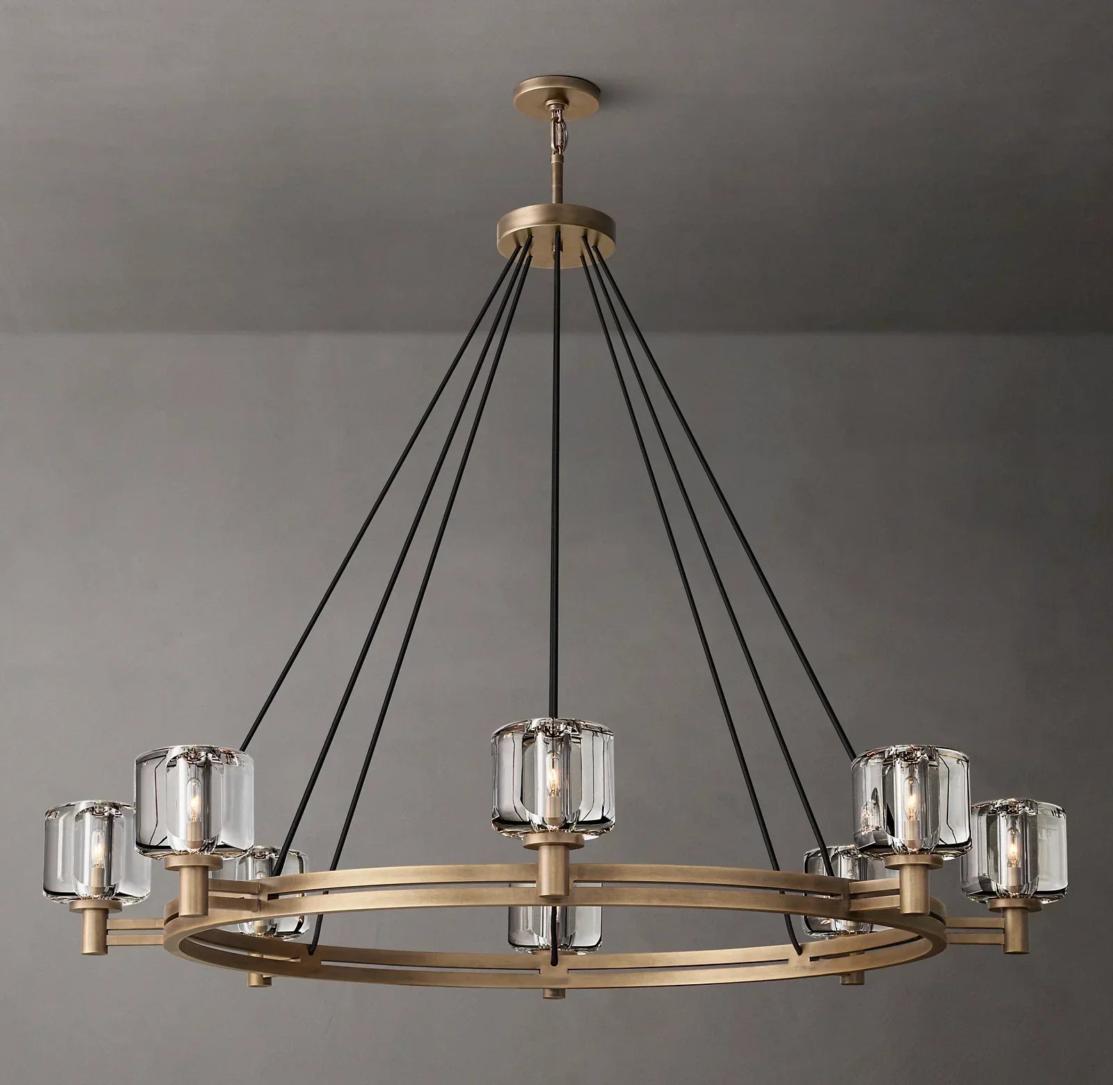 Demaret Round Chandelier 48" for Living Room, Bedroom, Dining Table