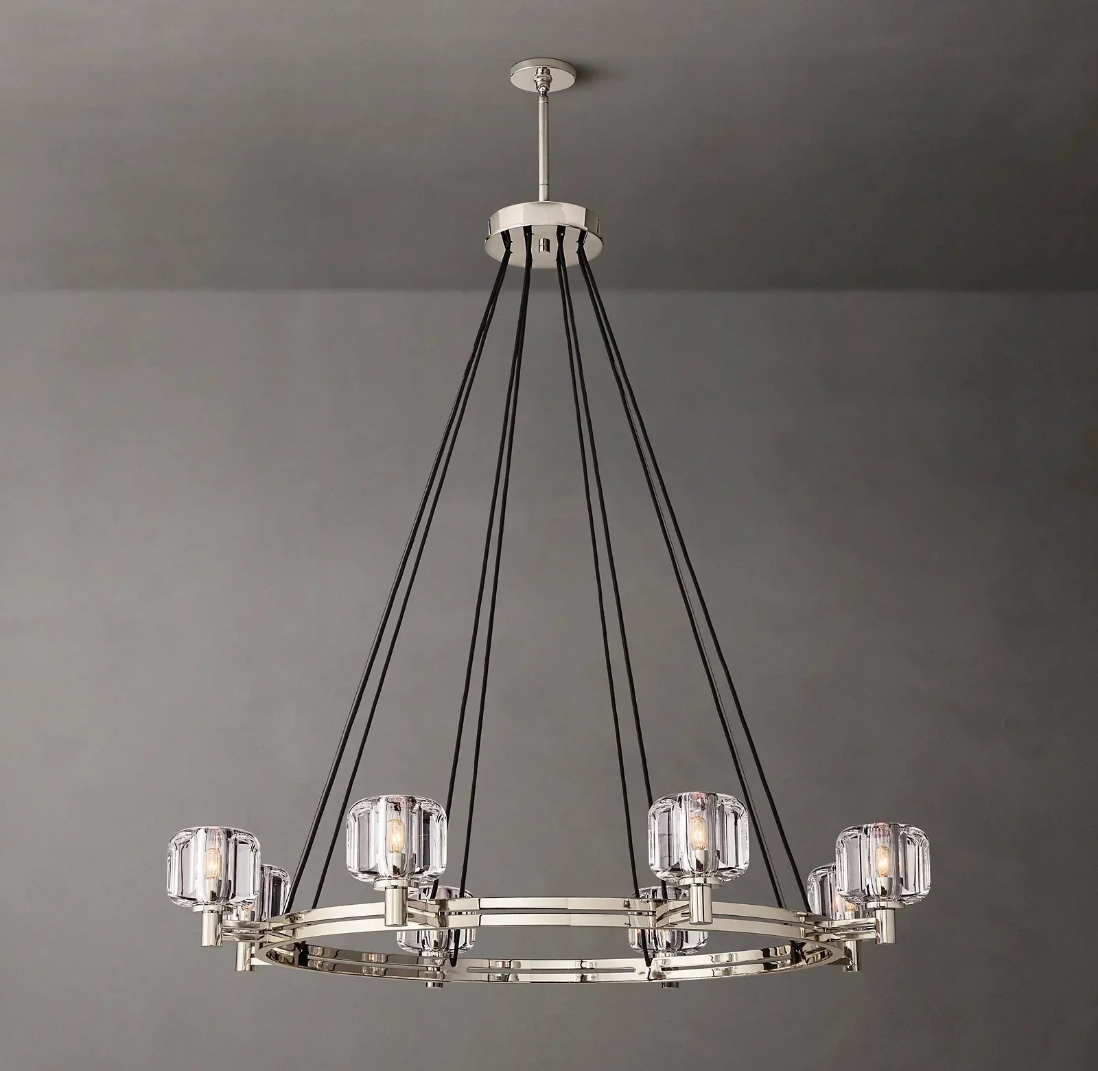 Demaret Round Chandelier 48" for Living Room, Bedroom, Dining Table