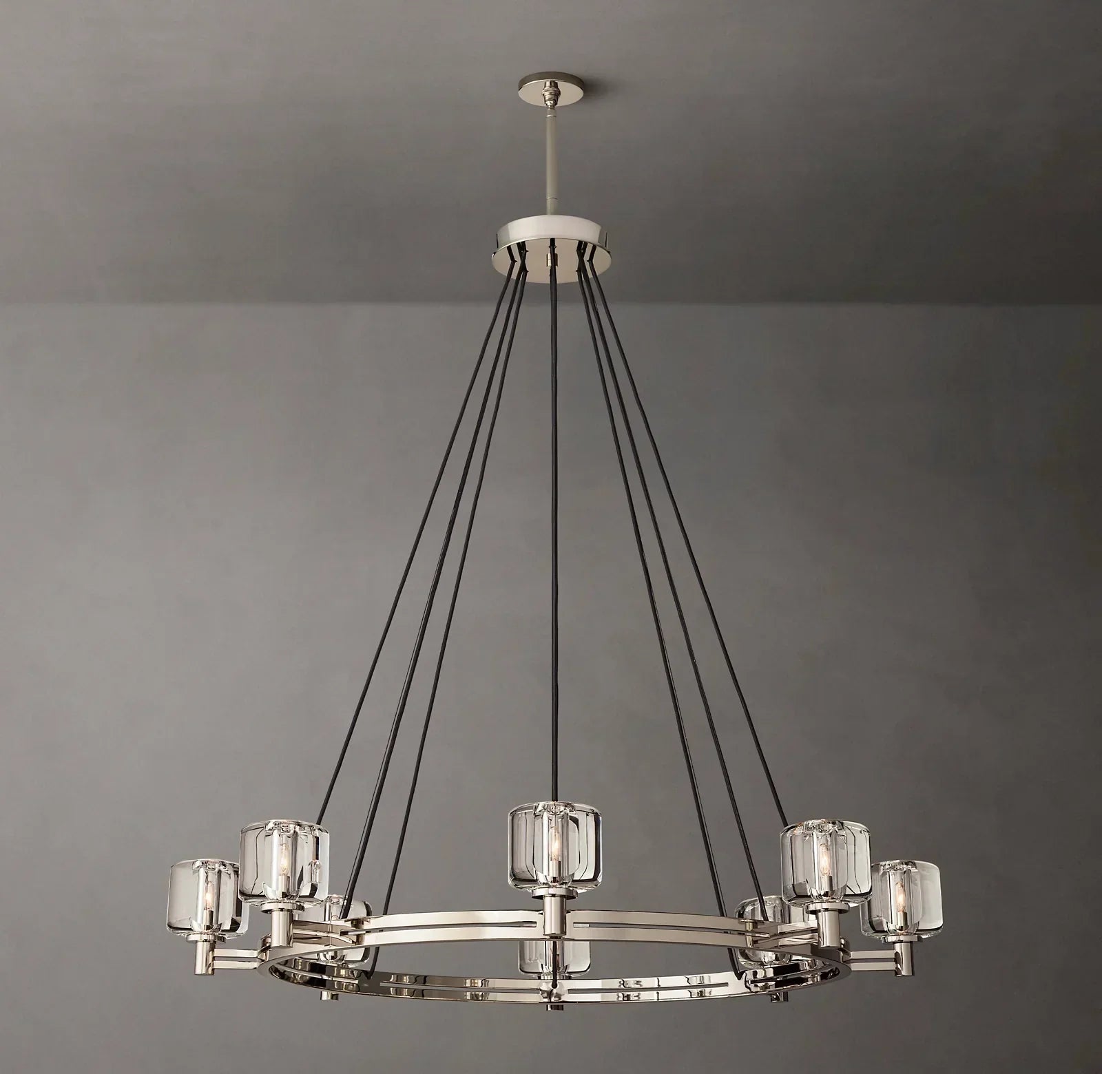 Demaret Round Chandelier 48" for Living Room, Bedroom, Dining Table