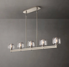 Demaret Linear Chandelier 54" for Living Room, Bedroom, Dining Table